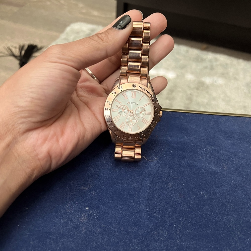 Rose gold watch for sale